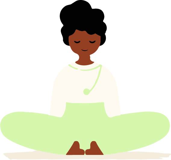 Femme médidation/yoga